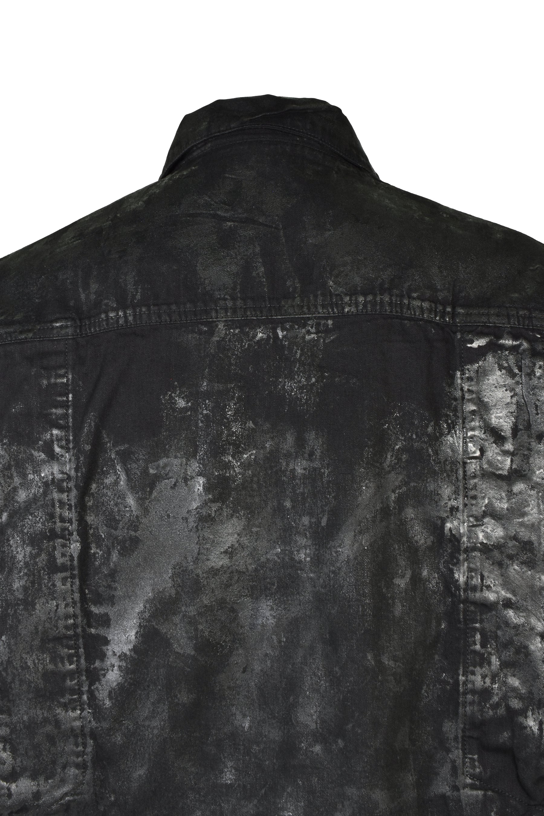 DENIM COATING BLOUSON / BLK