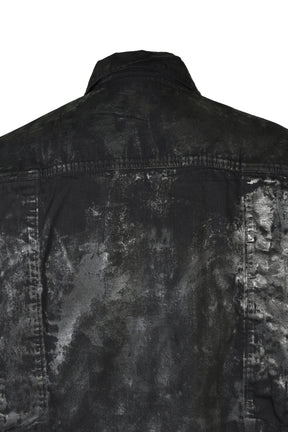 DENIM COATING BLOUSON / BLK