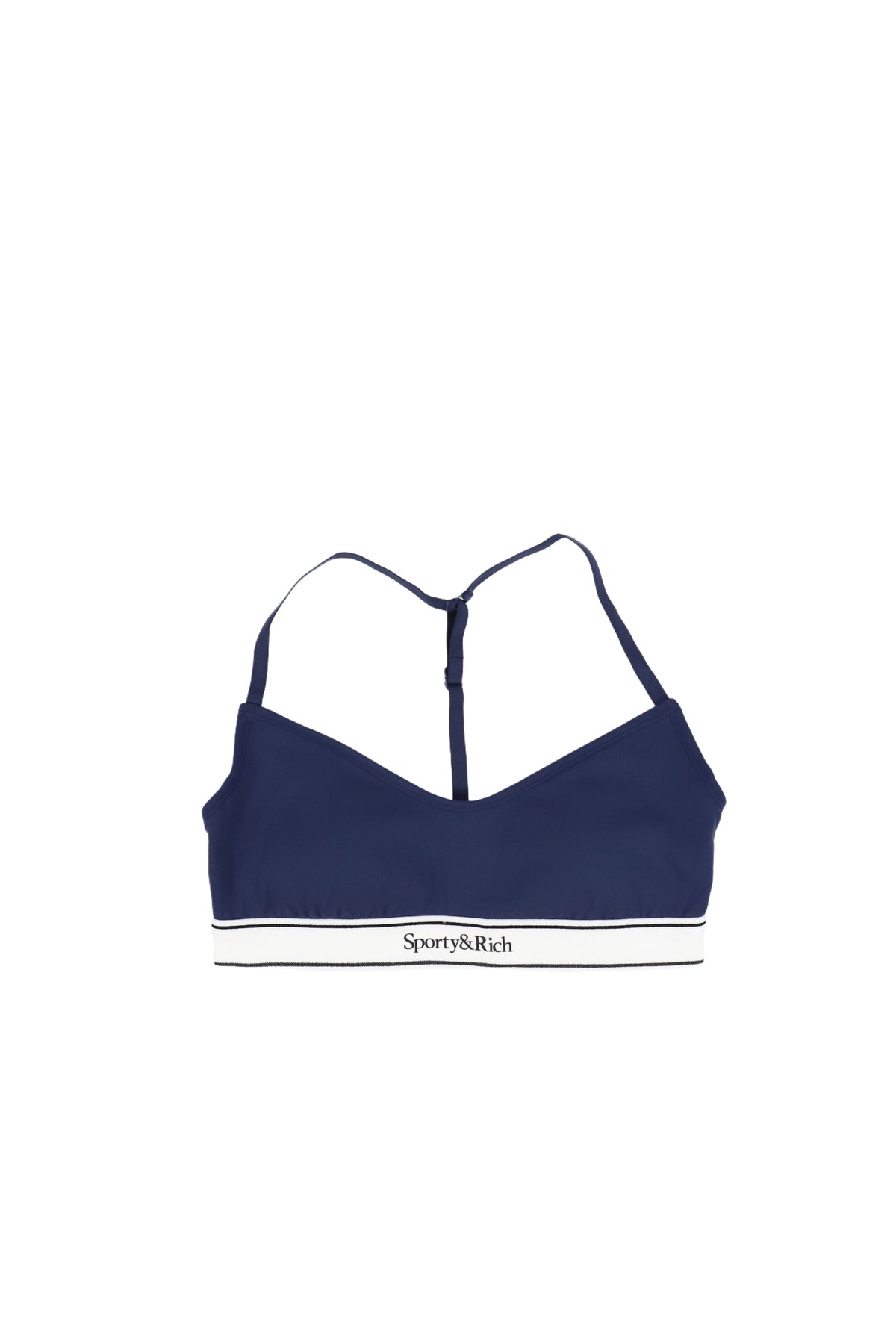 SERIF LOGO SPORTS BRALETTE / NVY