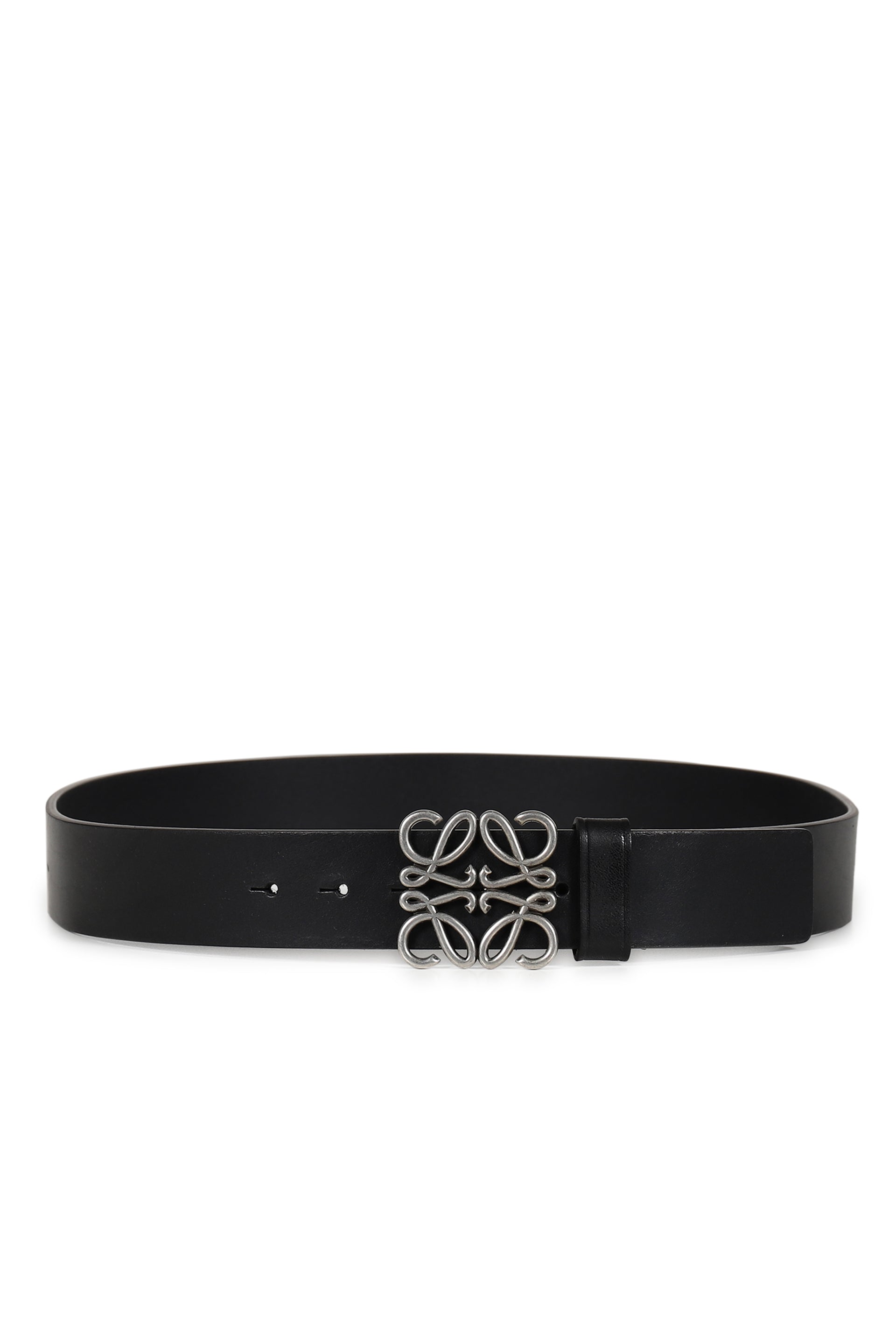 ANAGRAM CHUNKY 4CM BELT / BLK