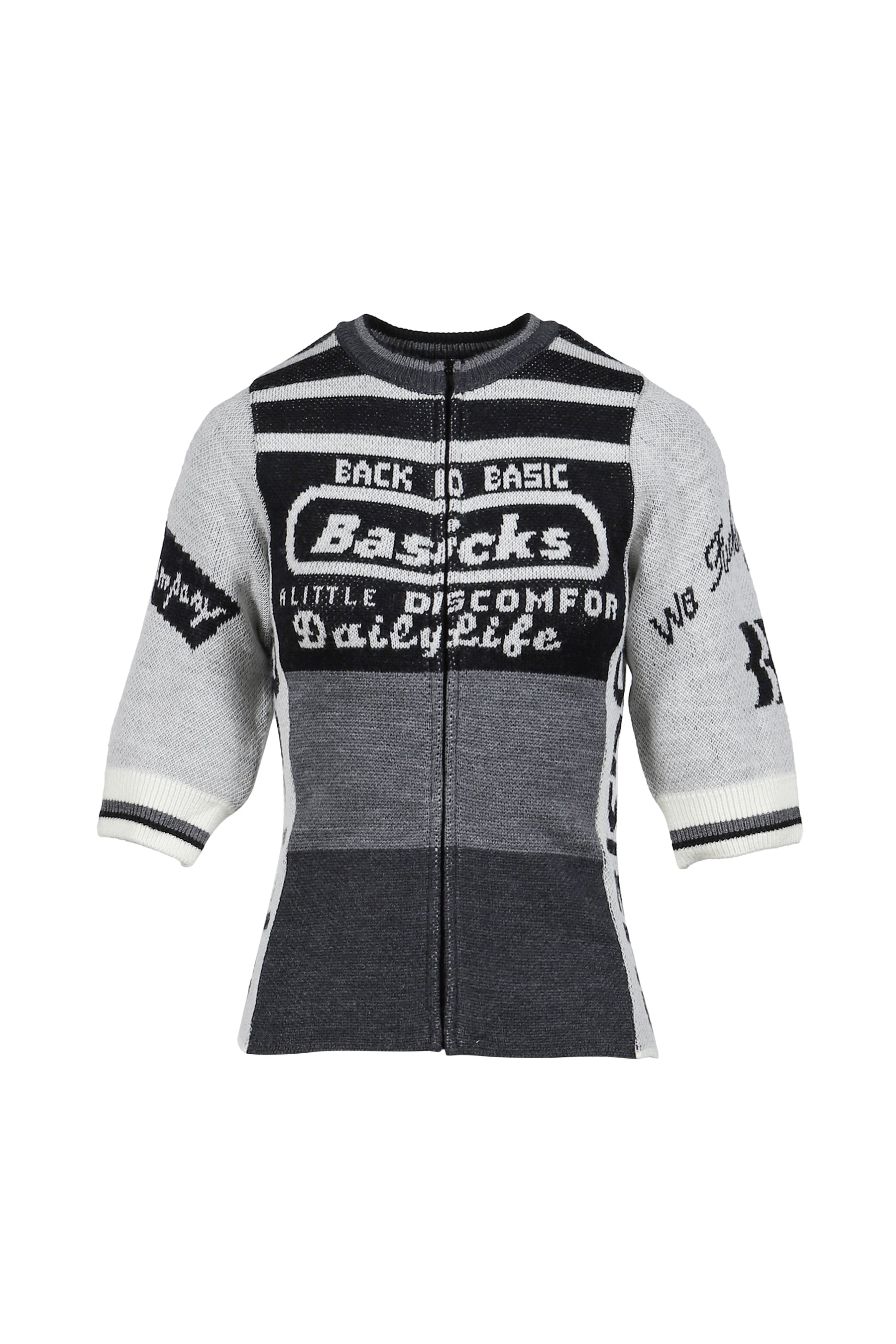 CYCLING HALF SLEEVE KNIT / BLK