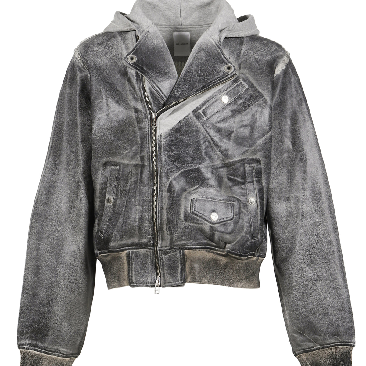 SUBLATIONS サブレーションズ SS26 CRACKING COATED RIDERS PARKA .15