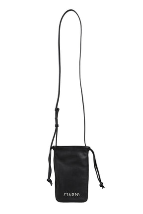 CROSS BODY PHONE HOLDER / BLACK 