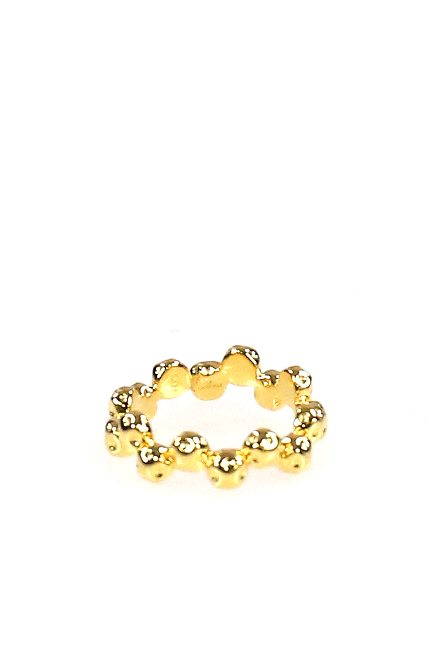 SERENITY SINGLE ROW BOX RING / GOLD