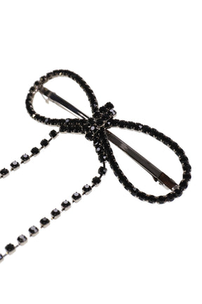 DROP RIBBON PIN (EXCLUSIVE) / BLK
