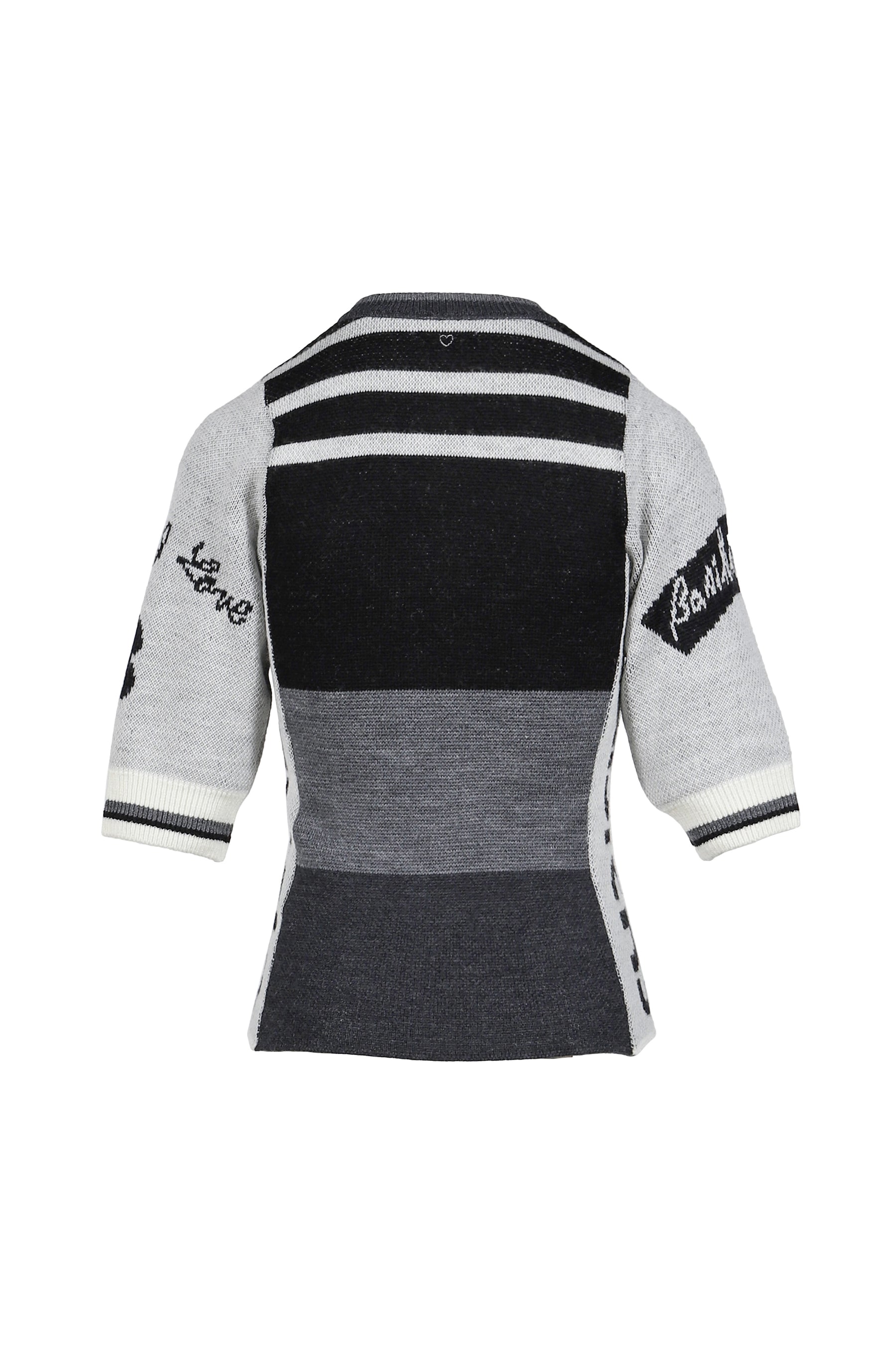 CYCLING HALF SLEEVE KNIT / BLK