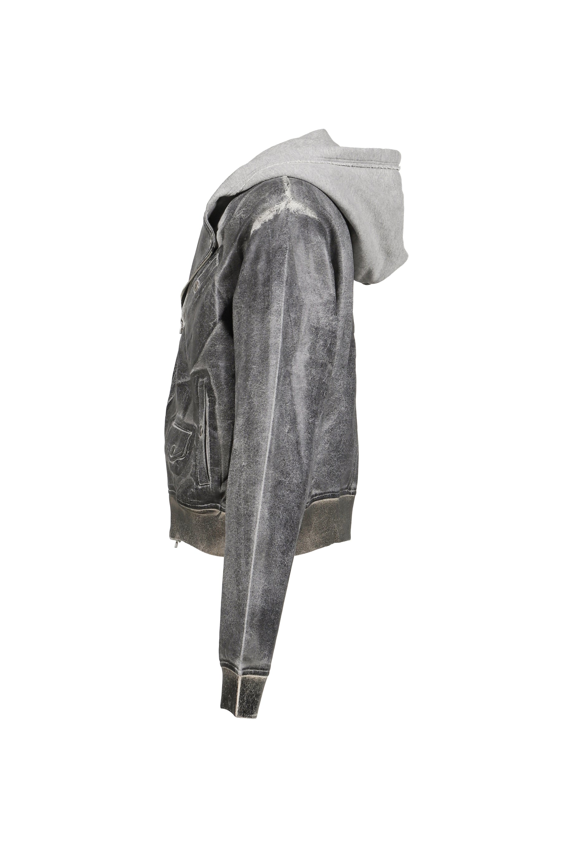 CRACKING COATED RIDERS PARKA .15 / GRY