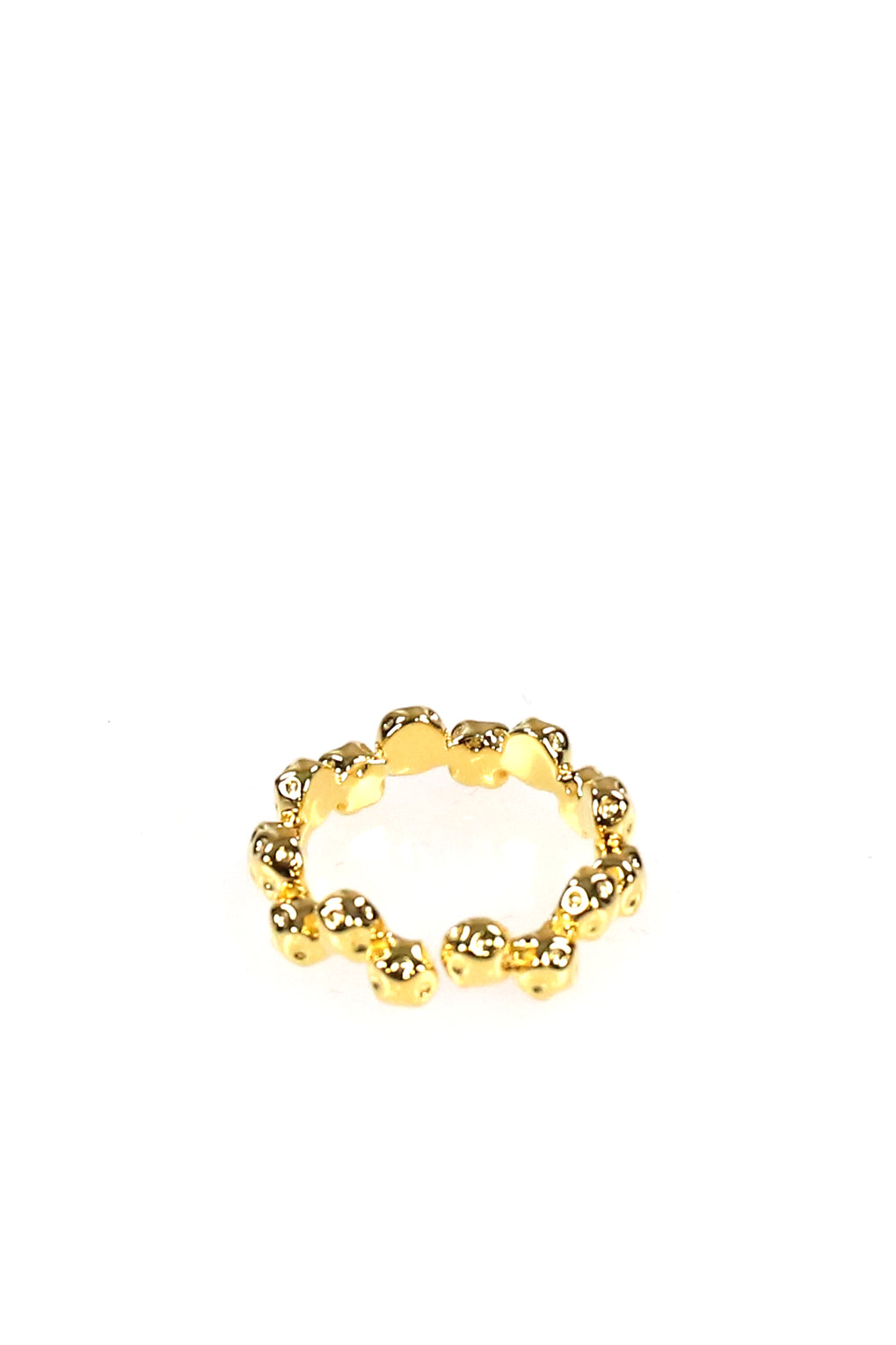 SERENITY SINGLE ROW BOX RING / GOLD