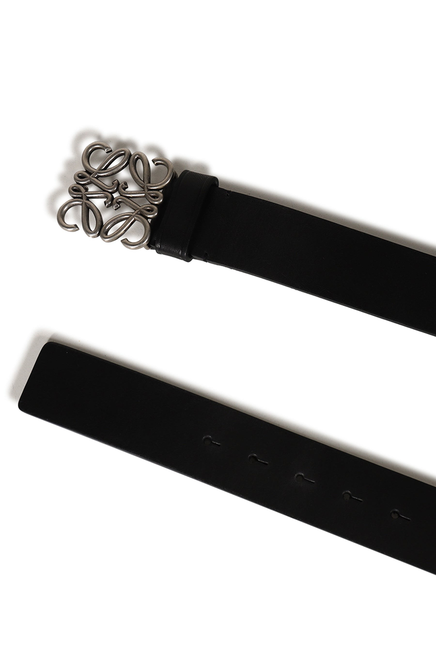 ANAGRAM CHUNKY 4CM BELT / BLACK 