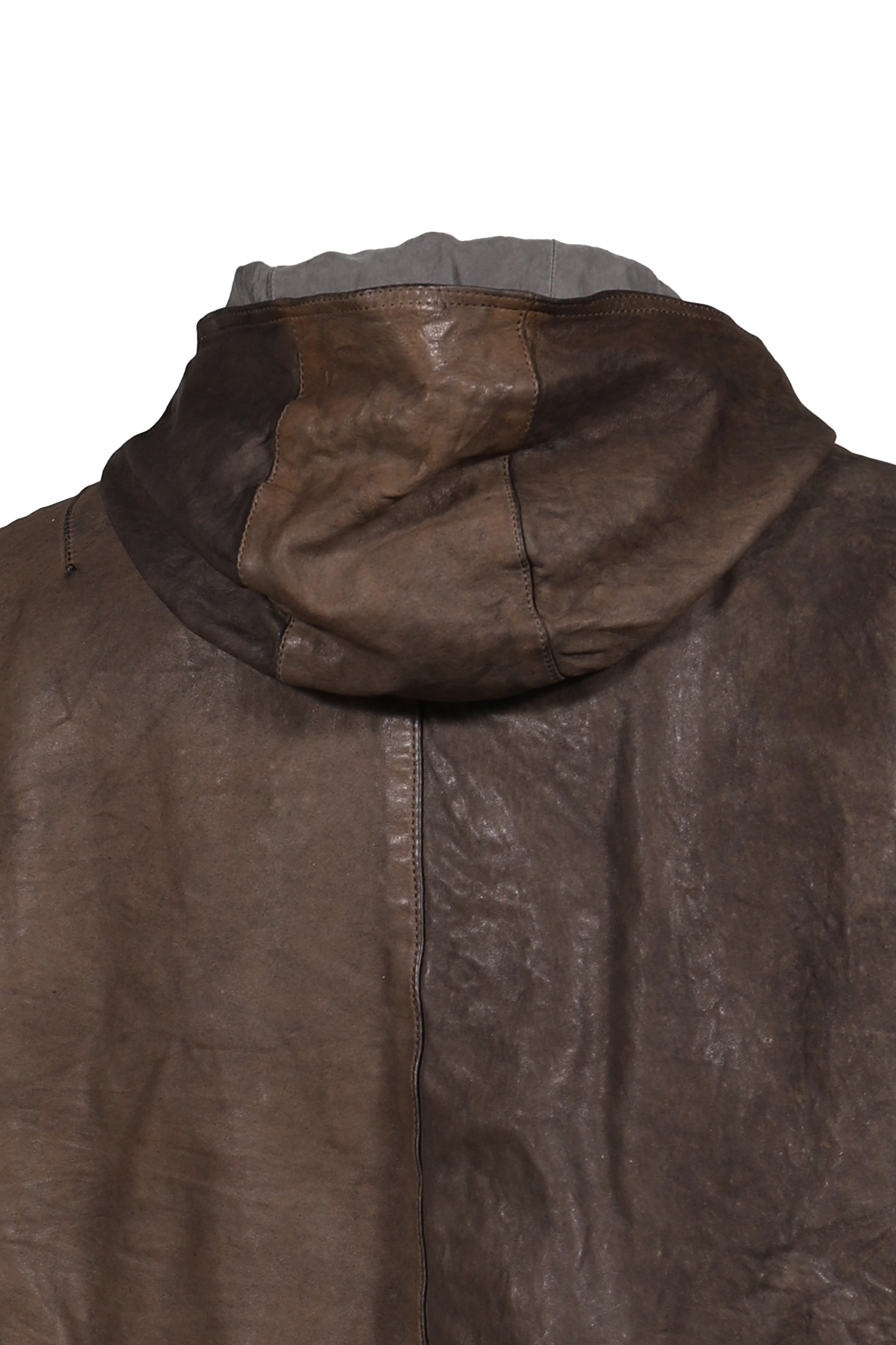 LEATHER BOMBER JACKET / BRW