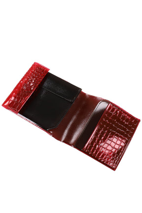 NOTHING TO HIDE VINYL CARD WALLET / RED