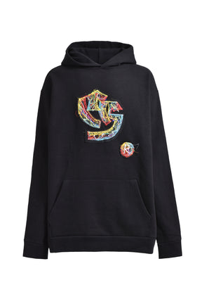 CRAYON DRAWING HOODIE (EXCLUSIVE) / BLK