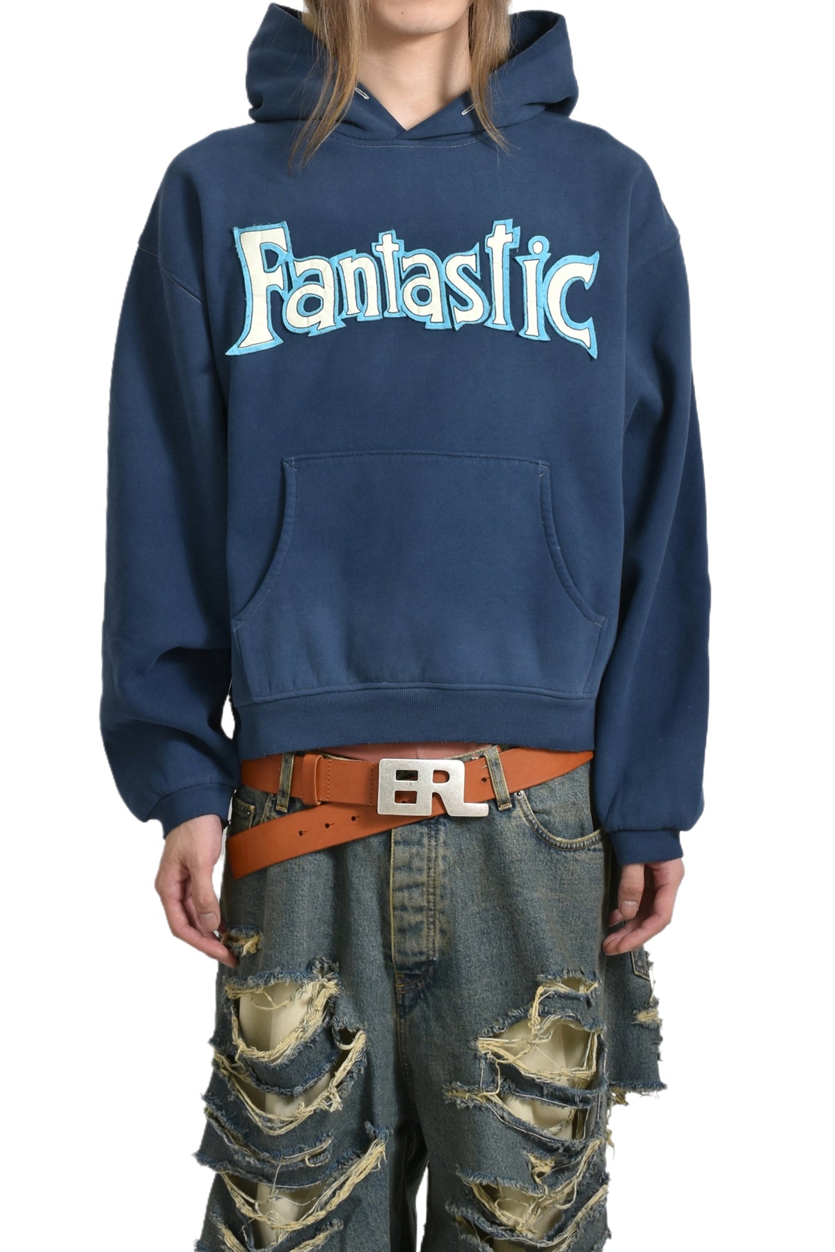 FANTASTIC HOODIE KNIT / NVY