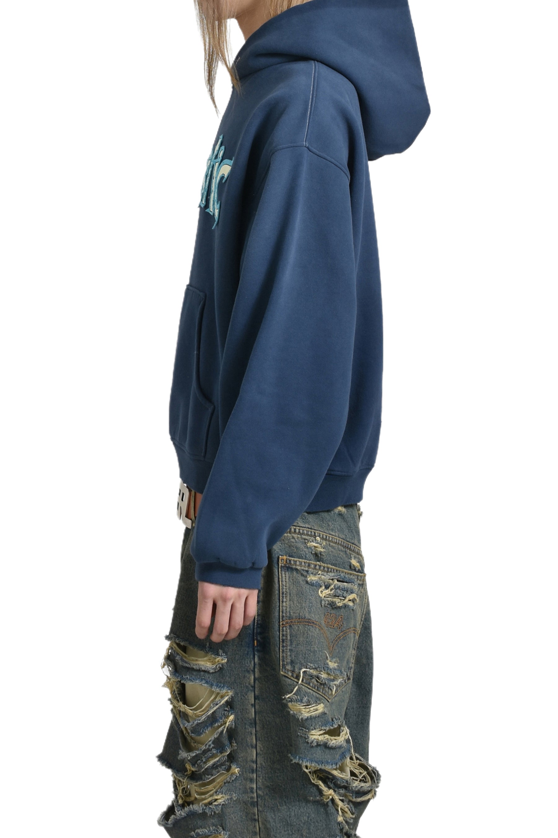 FANTASTIC HOODIE KNIT / NVY