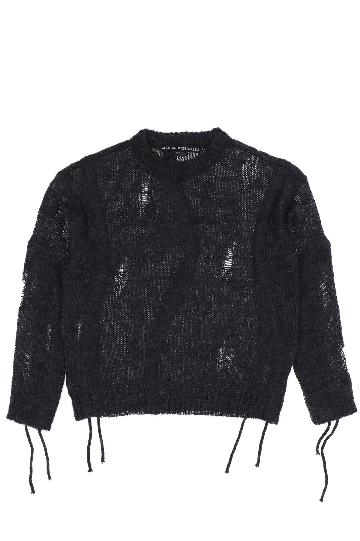 Andersson Bell COLBINE CREWNECK SWEATER / CHARCOAL