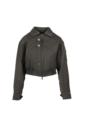 MATTY QUILTED BOMBER JACKET / KHA 