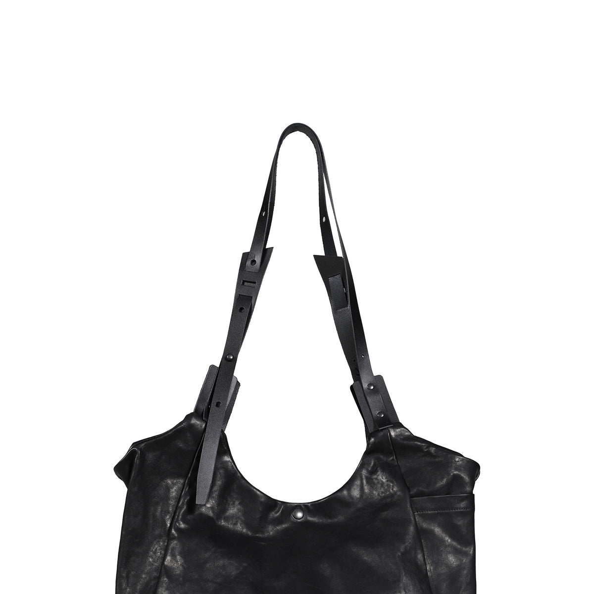 T.A.S ティーエーエス SS26 LEATHER SHOULDER BAG / BLK - NUBIAN ヌビアン