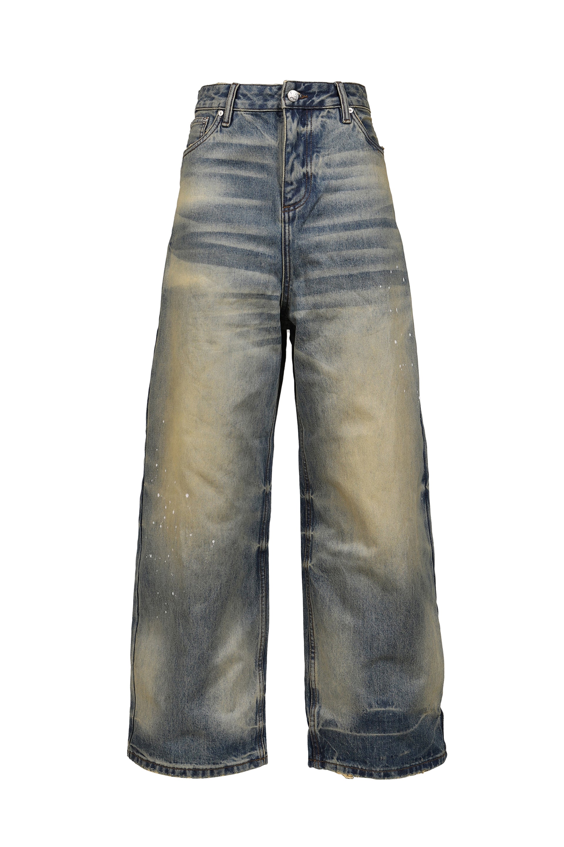 BAGGY DENIM TROUSERS / DIRT DENIM