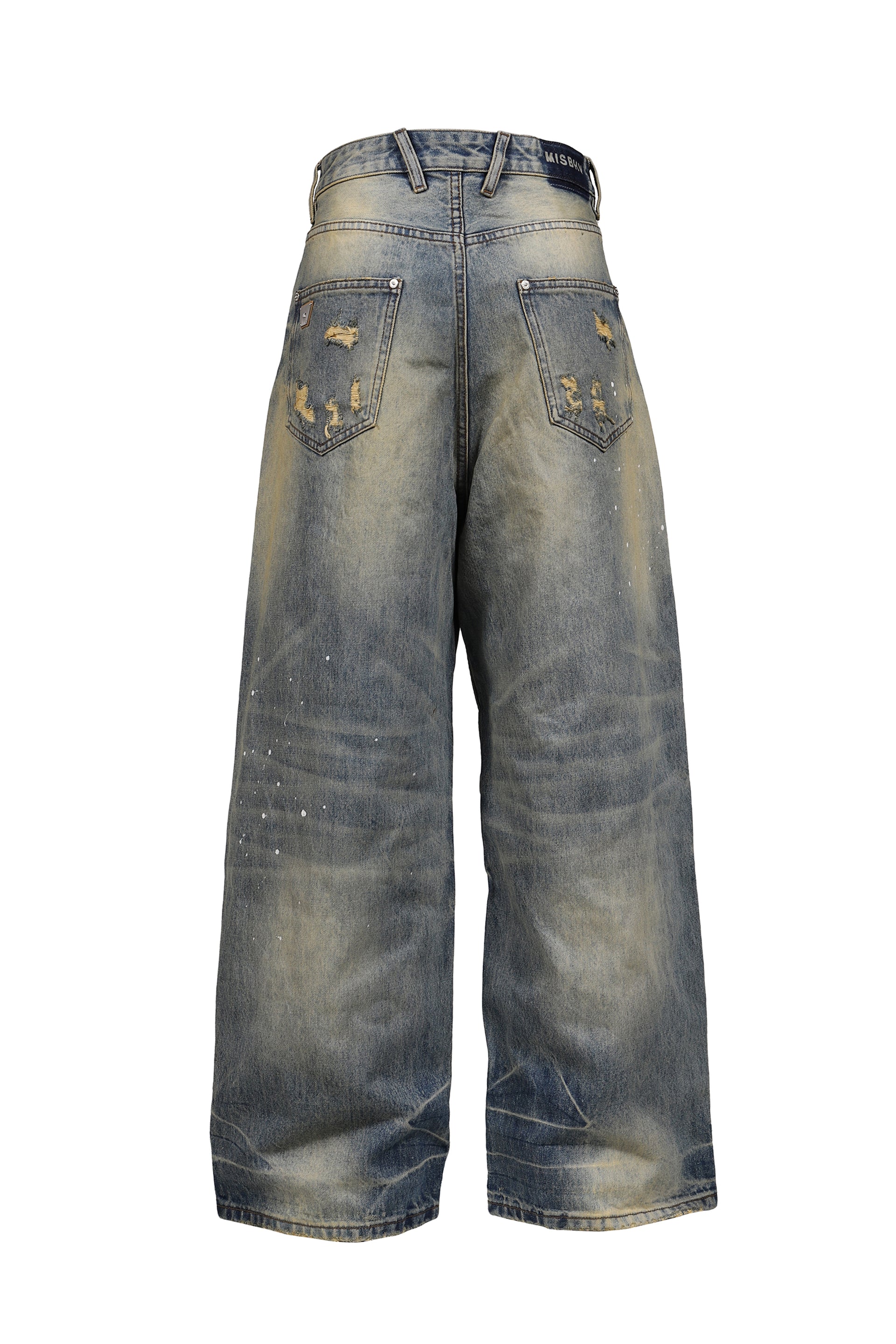 BAGGY DENIM TROUSERS / DIRT DENIM