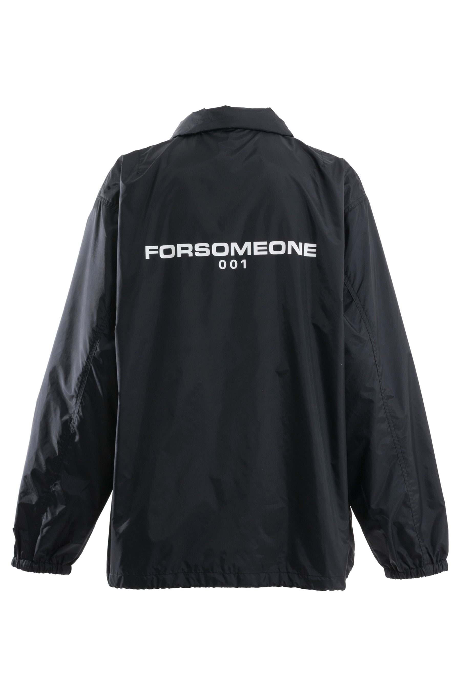 FORSOMEONE フォーサムワン SS23 FSO COACH JACKET BLK NUBIAN