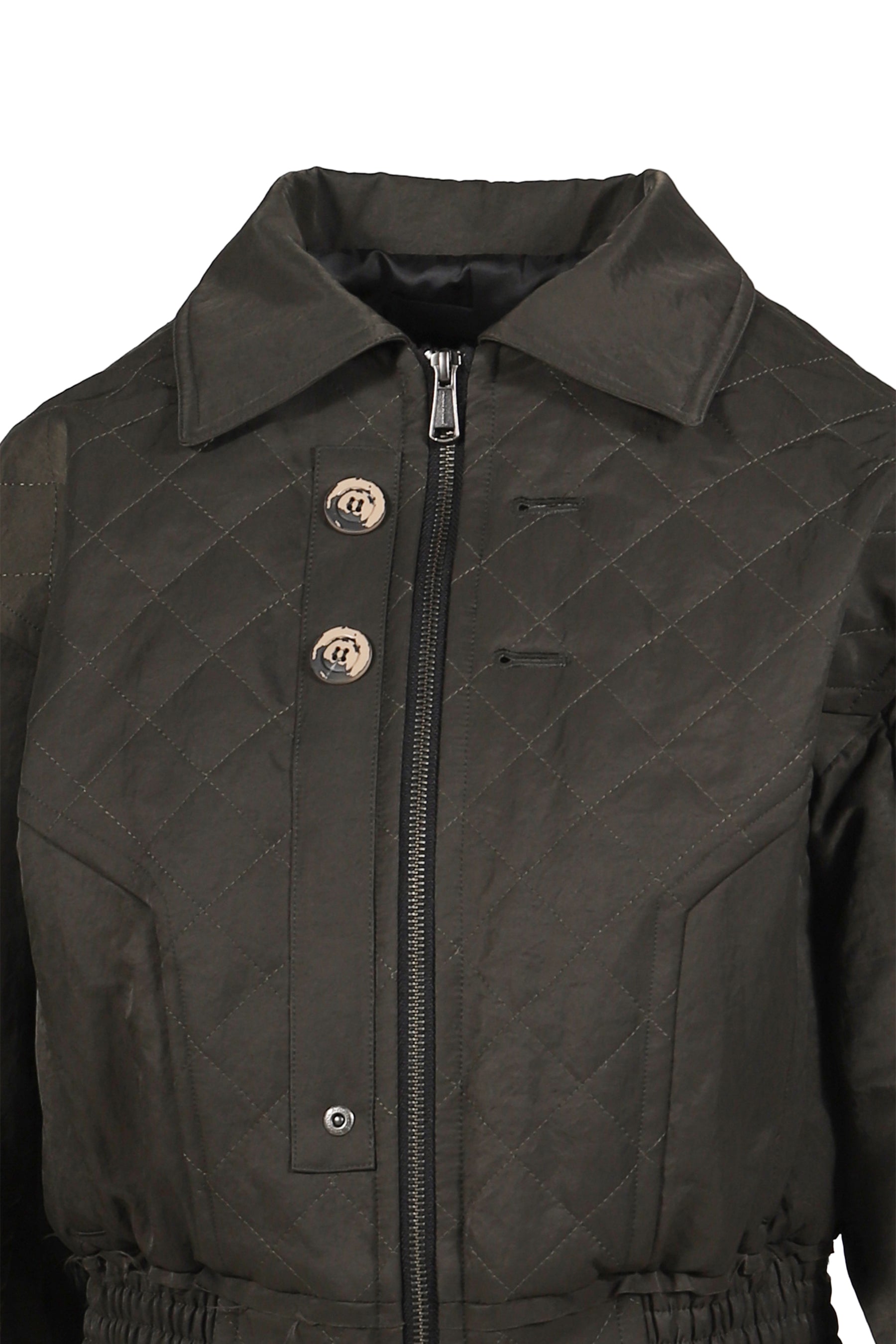 MATTY QUILTED BOMBER JACKET / KHA 