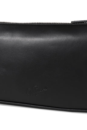 TROMPE L'OEIL POCHETTE BAG LEATHER / BLK