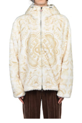 FAUX FUR HOODIE / WHT