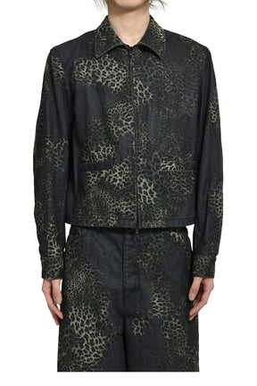 ZIP BLOUSON / LEOPARD