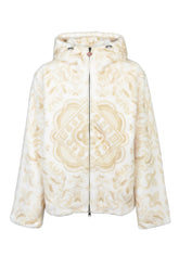 FAUX FUR HOODIE / WHT