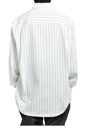 BASEBALL STRIPE SHIRTS / WHT