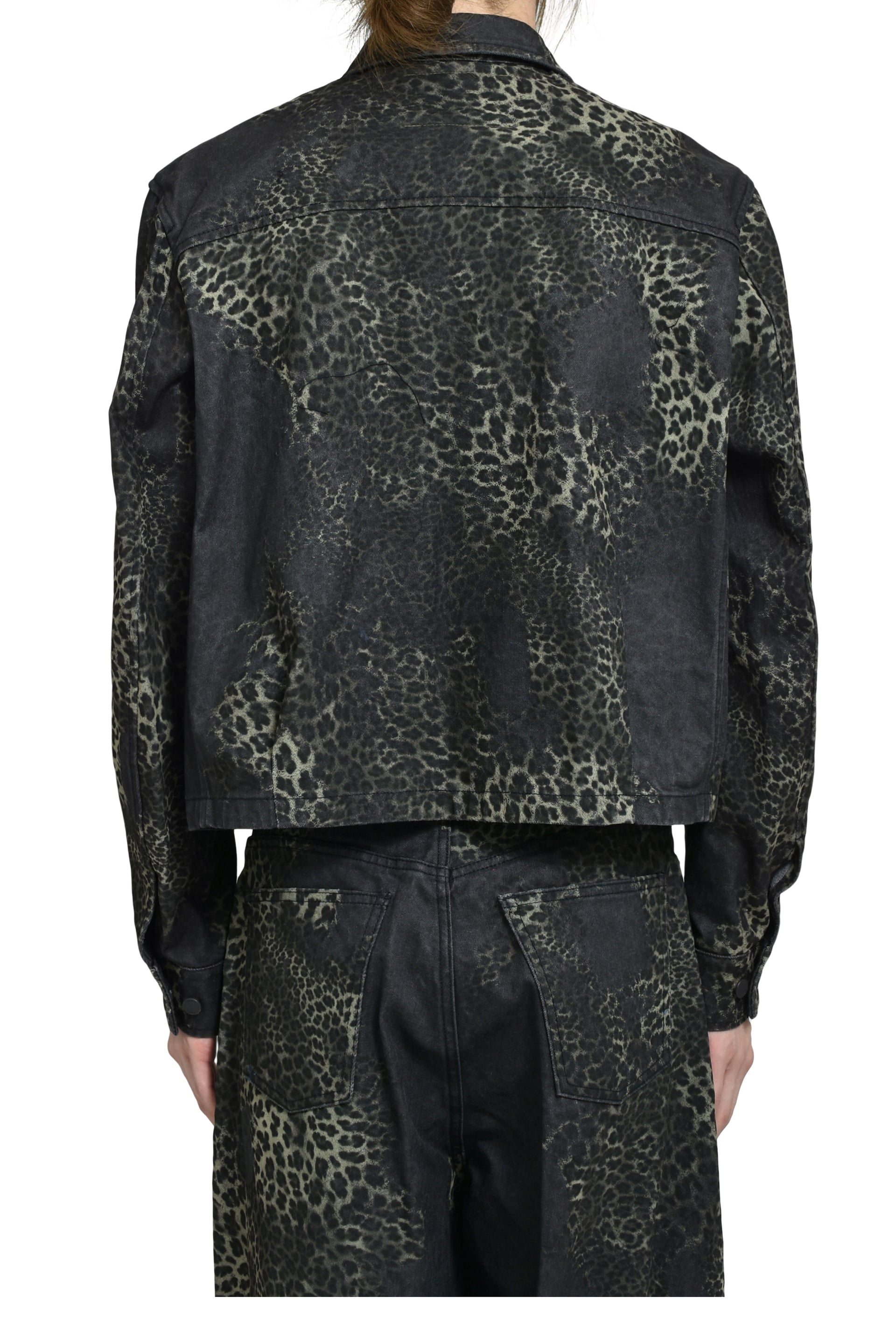 ZIP BLOUSON / LEOPARD