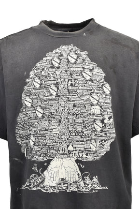 SS T-SHIRT/TREE / BLK