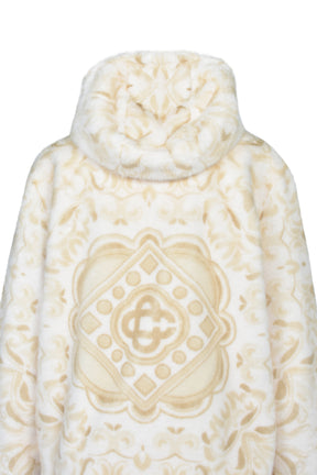 FAUX FUR HOODIE / WHT