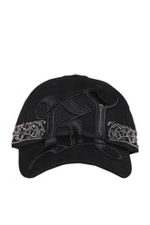 RHINESTONE TIARA CAP / BLK