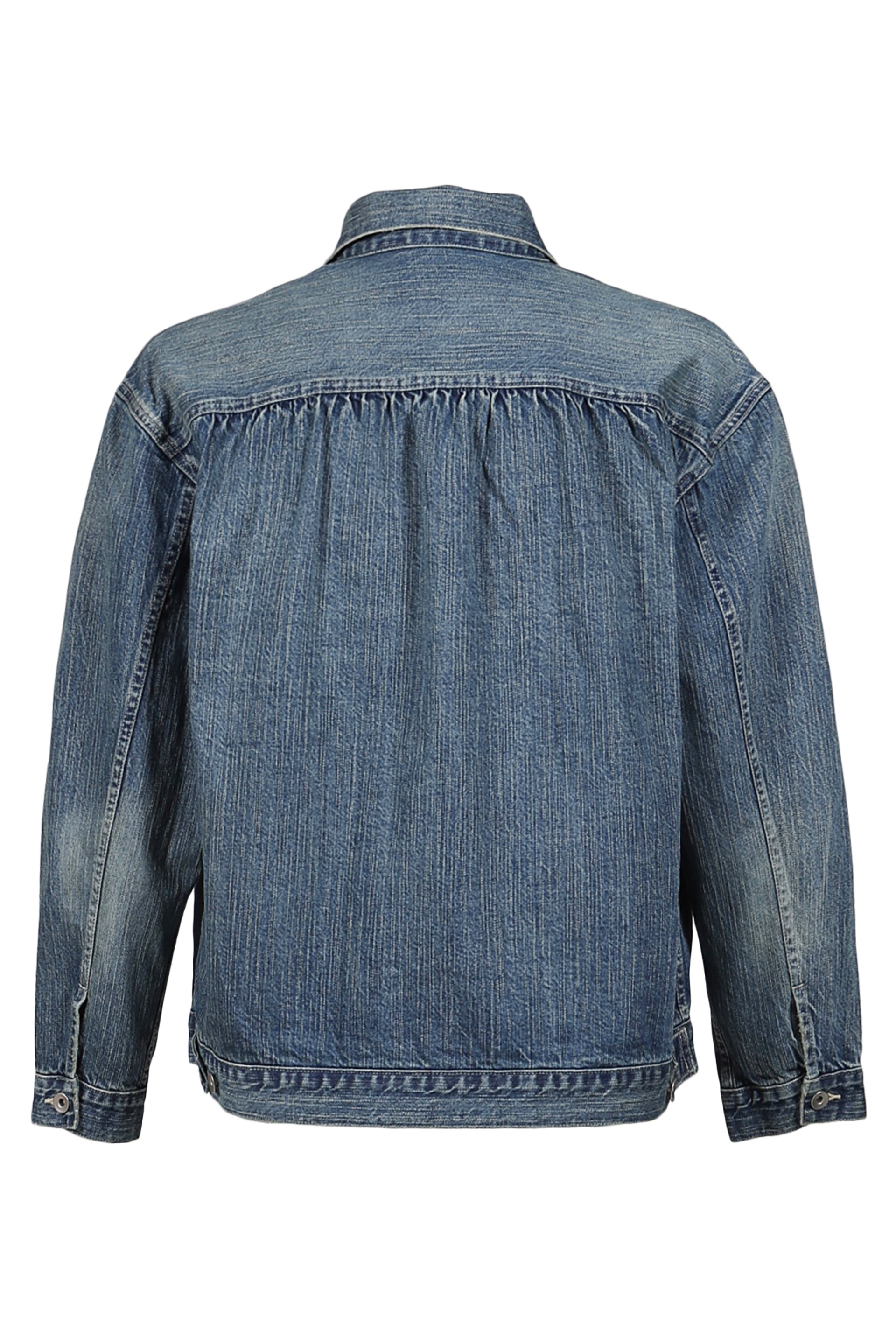 PORTER CLASSIC STEINBECK DENIM JACKET / BLU