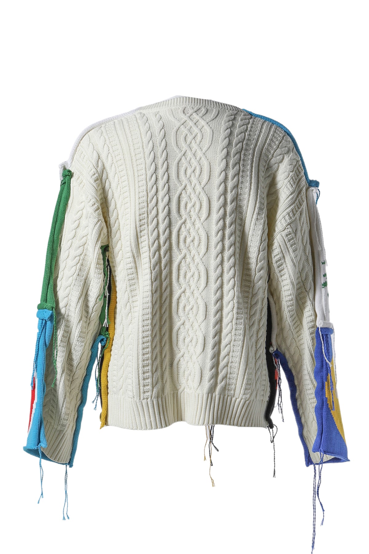 PATCH CABLE KNIT JUMPER / MULTI