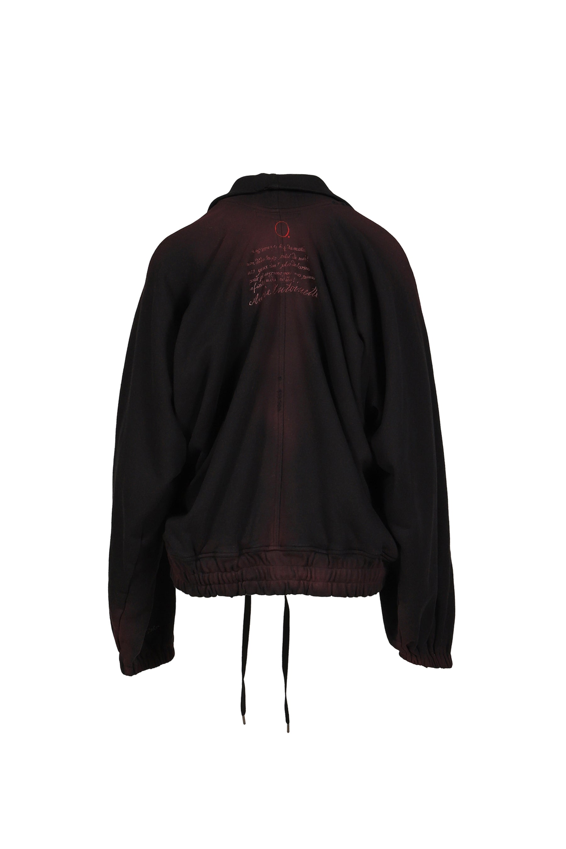 SHADOW SPRAY ZIP BLOUSON / BLK