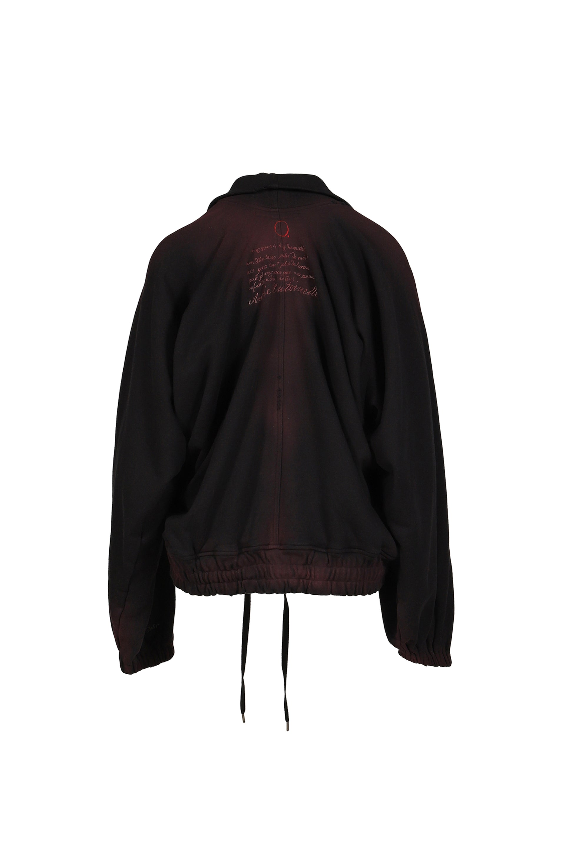 SHADOW SPRAY ZIP BLOUSON / BLK