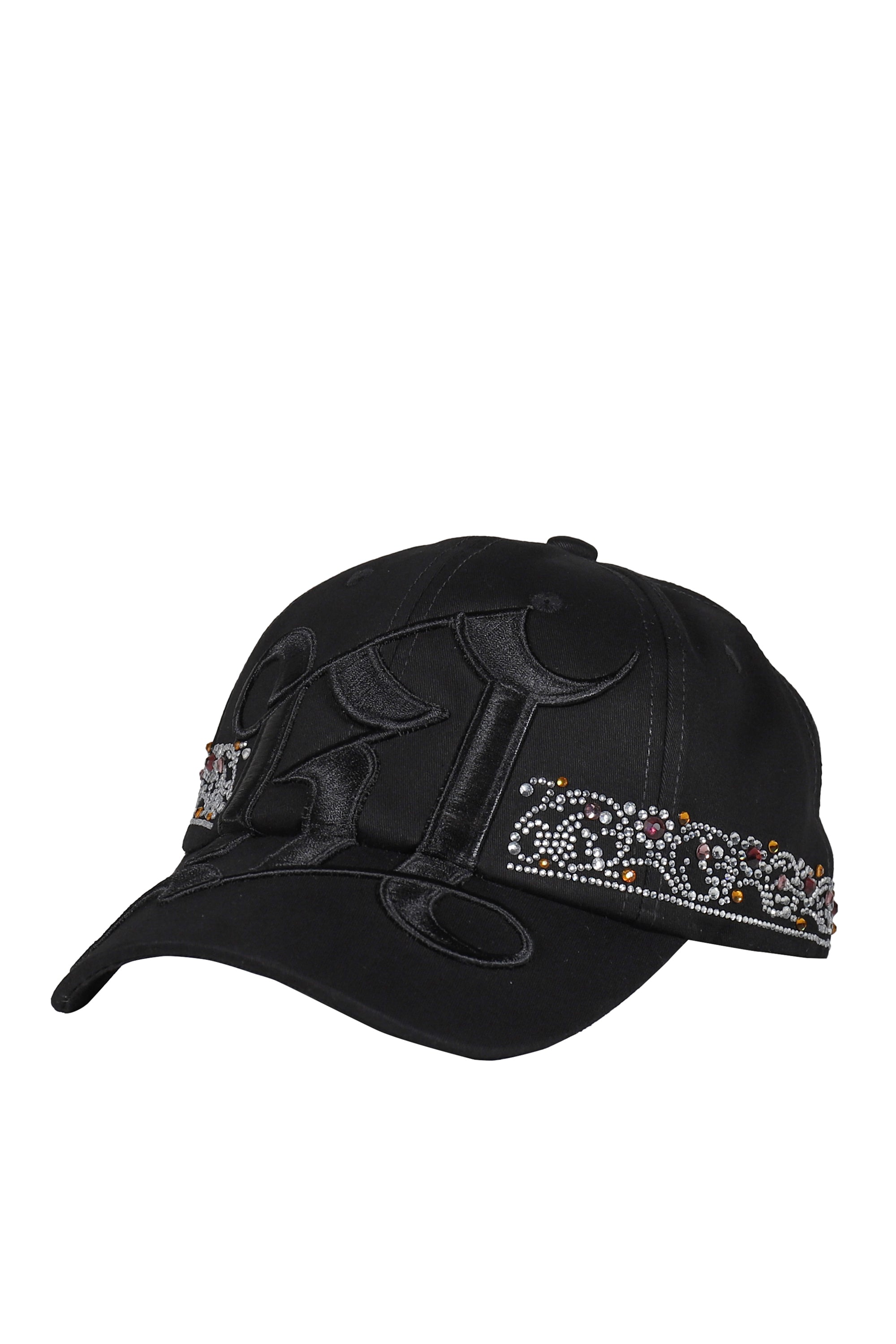 BossUp ボスアップ FW25 RHINESTONE TIARA CAP / BLK - NUBIAN ヌビアン