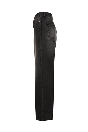 DENIM PANTS STRAIGHT / BLK