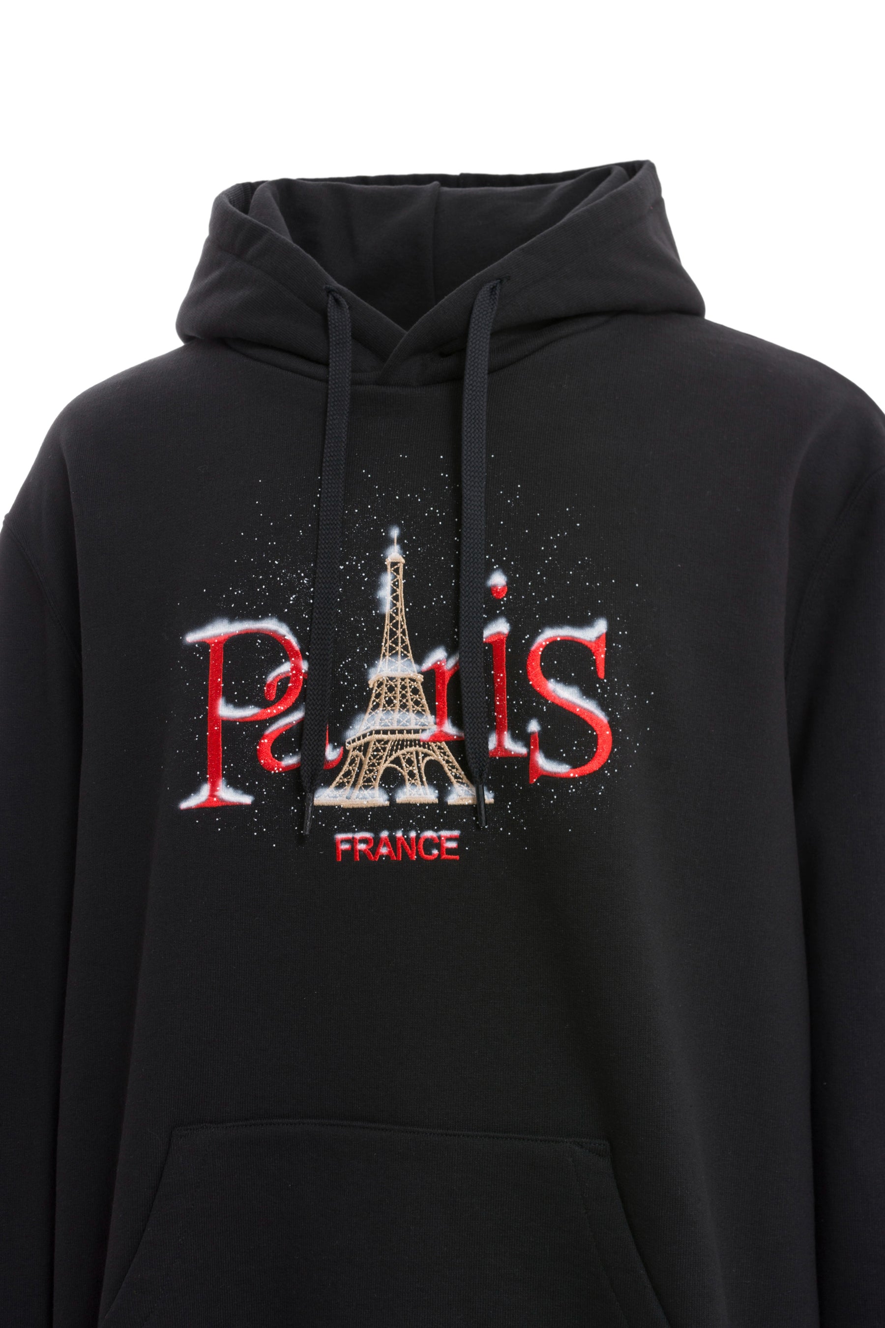 SNOW IN PARIS HOODIE / BLK