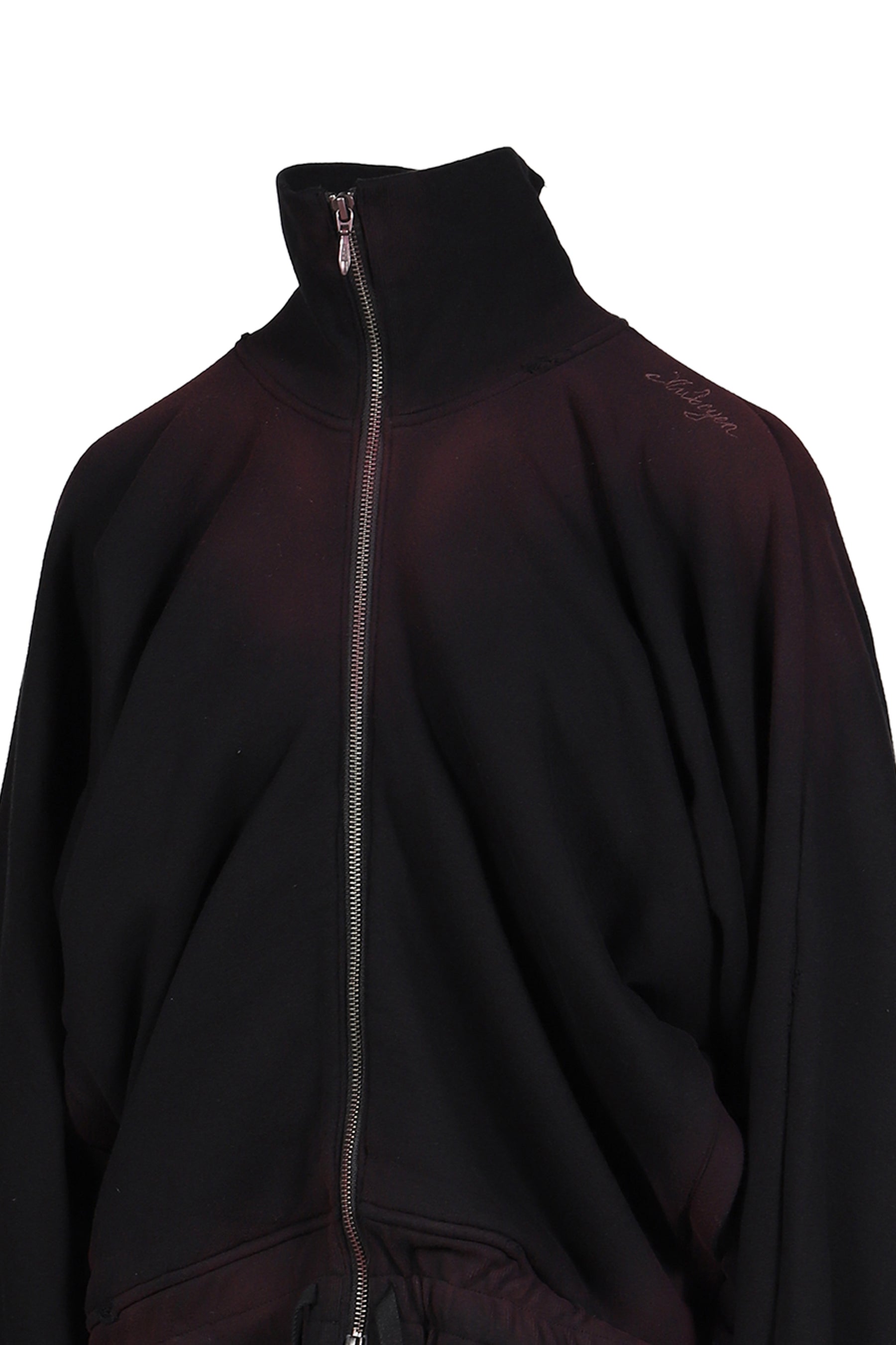 SHADOW SPRAY ZIP BLOUSON / BLK