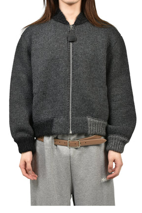 KNITTED BOMBERONE / MD82_27 ANTRACITE