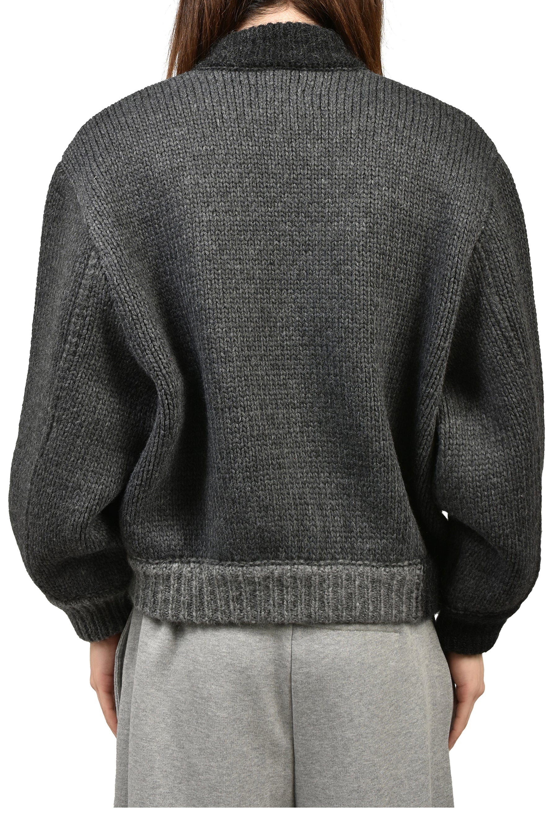 KNITTED BOMBERONE / MD82_27 ANTRACITE