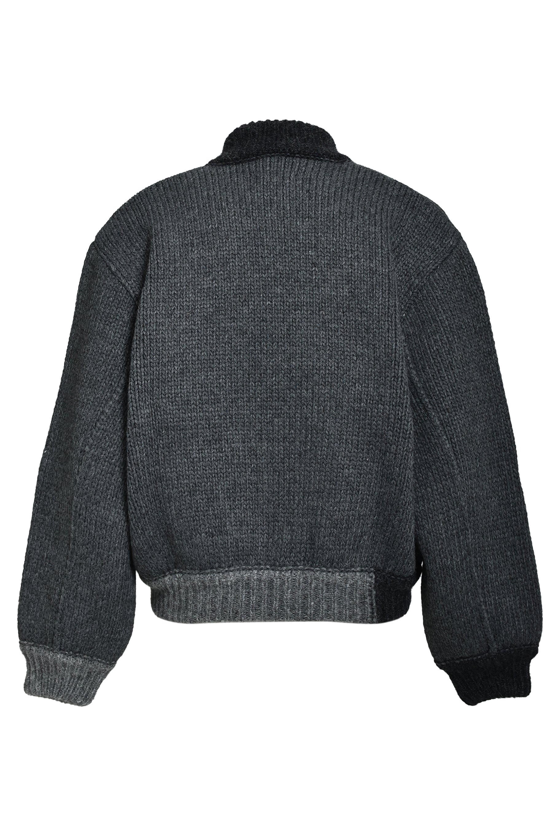 KNITTED BOMBERONE / MD82_27 ANTRACITE 