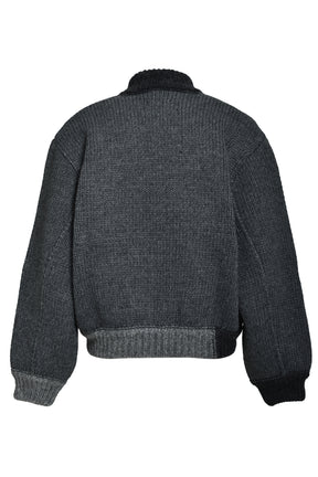 KNITTED BOMBERONE / MD82_27 ANTRACITE 