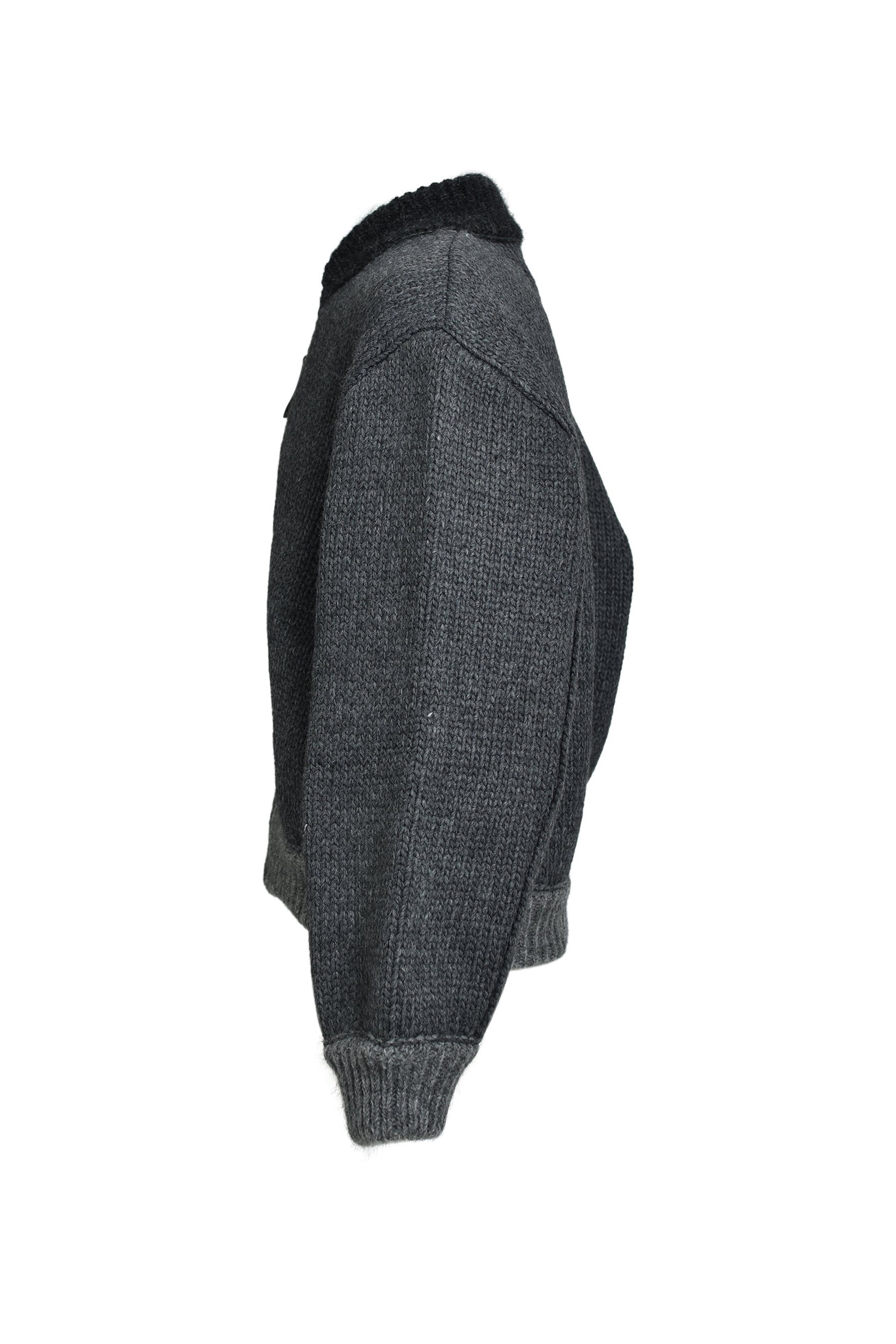 KNITTED BOMBERONE / MD82_27 ANTRACITE 