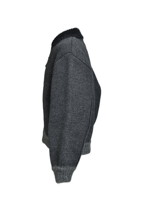 KNITTED BOMBERONE / MD82_27 ANTRACITE 