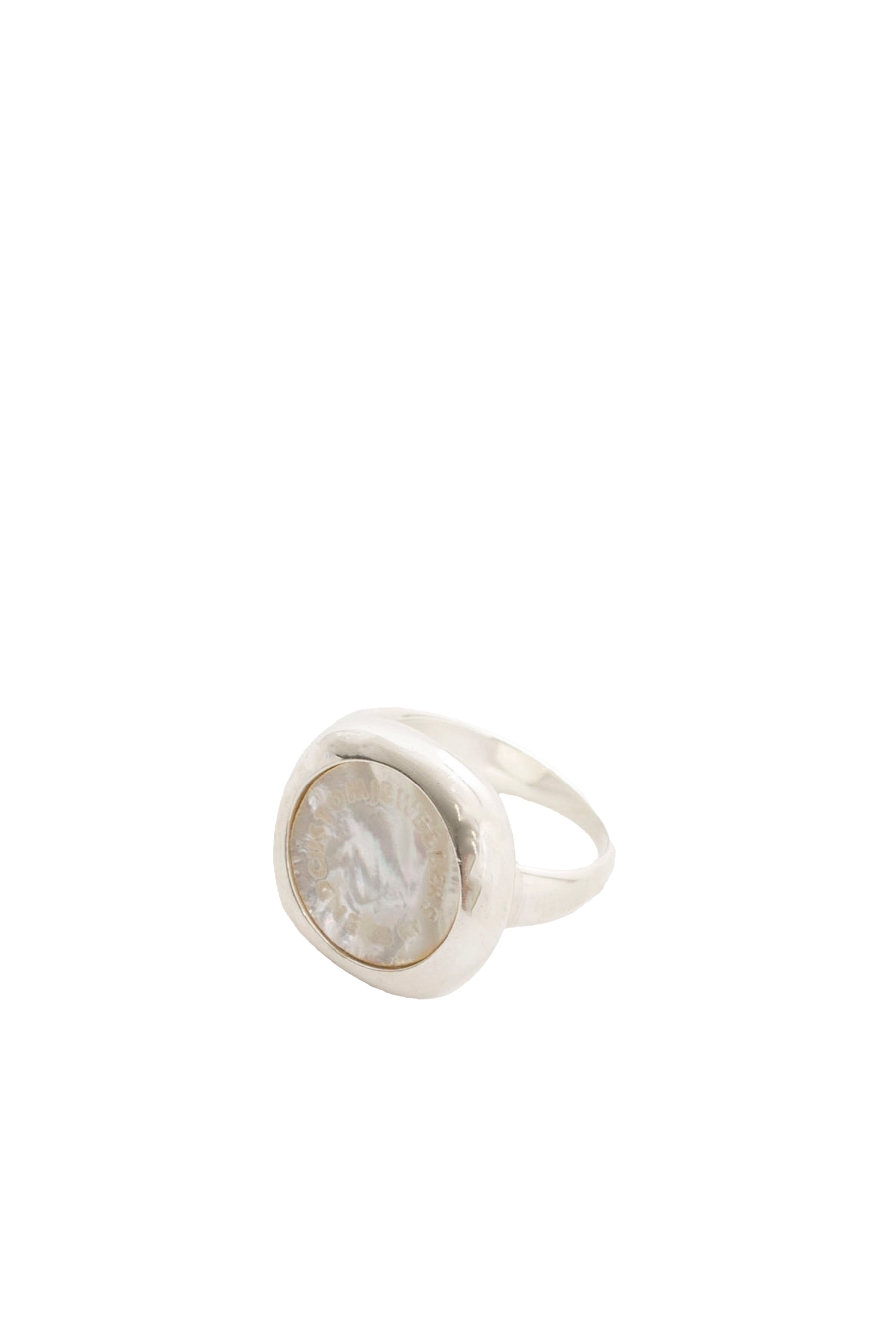 GENTA RING (SQUARE) / SIL WHT