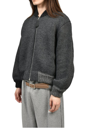 KNITTED BOMBERONE / MD82_27 ANTRACITE